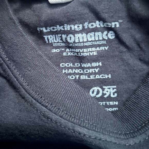 True Romance Rucking Fotten 30th Anniversary LMTD Edition Printed Shirt Men M - Picture 6 of 9